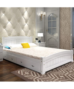 Giường ngủ gỗ tự nhiên hiện đại GNSV004