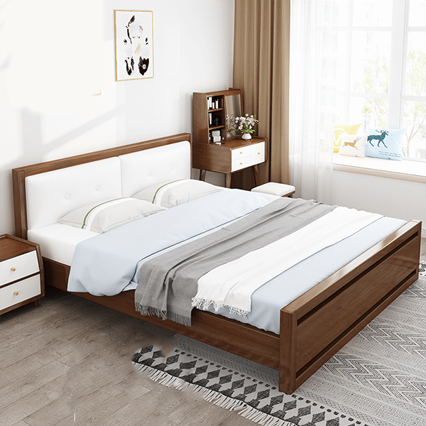 Giường ngủ gỗ tự nhiên - GNSV003 - Ảnh 3