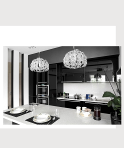 Tủ bếp Melamine màu đen