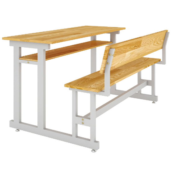 Bàn học sinh viên gỗ tự nhiên BSV04SV - Ảnh 2