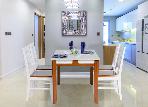 Bộ bàn ghế ăn HGB64B, HGG64 SV - Ảnh 2
