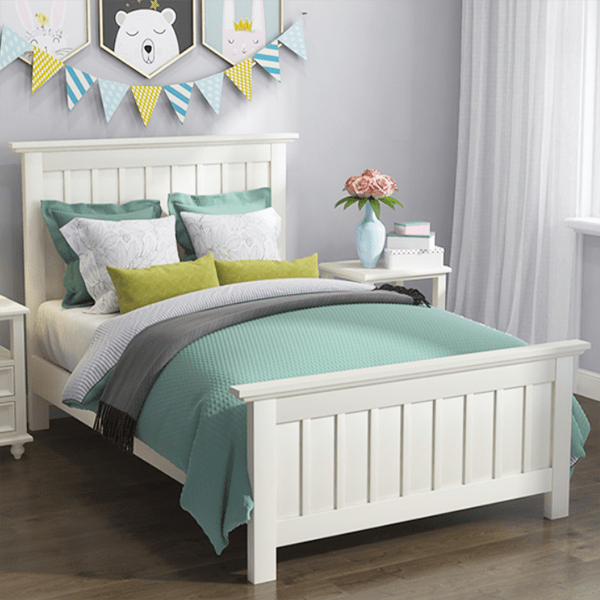 Giường ngủ gỗ sồi thiết kế đẹp GNSV009 - Ảnh 2