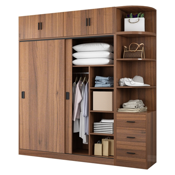 Tủ Quần Áo Cánh Lùa Hiện Đại - QA 47 - Ảnh 2