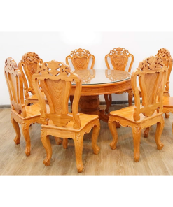 Bàn ăn gỗ gõ đỏ SV027