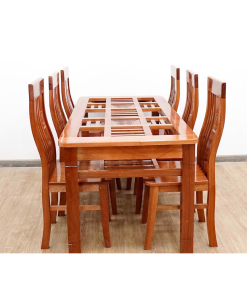 Bàn ăn gỗ xoan đào SV007