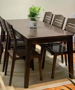 Bộ bàn ăn 6 ghế gỗ sồi SV39